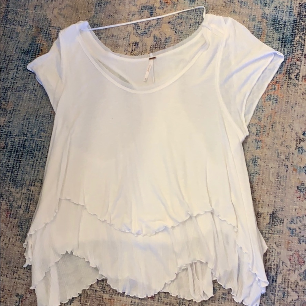 Free People white top. NWOT